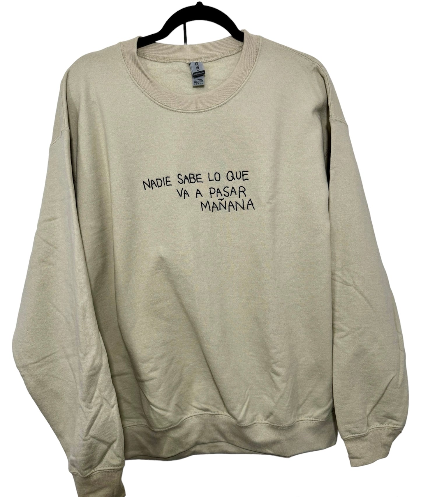 Nadie sabe embroidered sweatshirt Bf