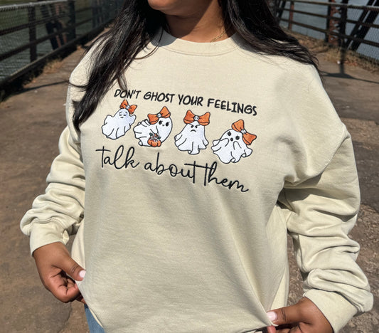 Don’t ghost your Feelings sweater