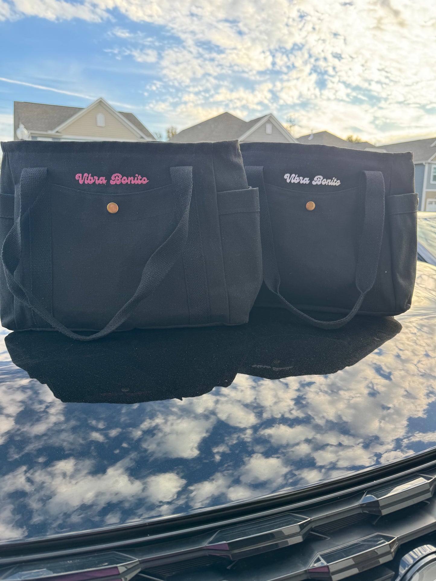 Vibra bonito tote bag