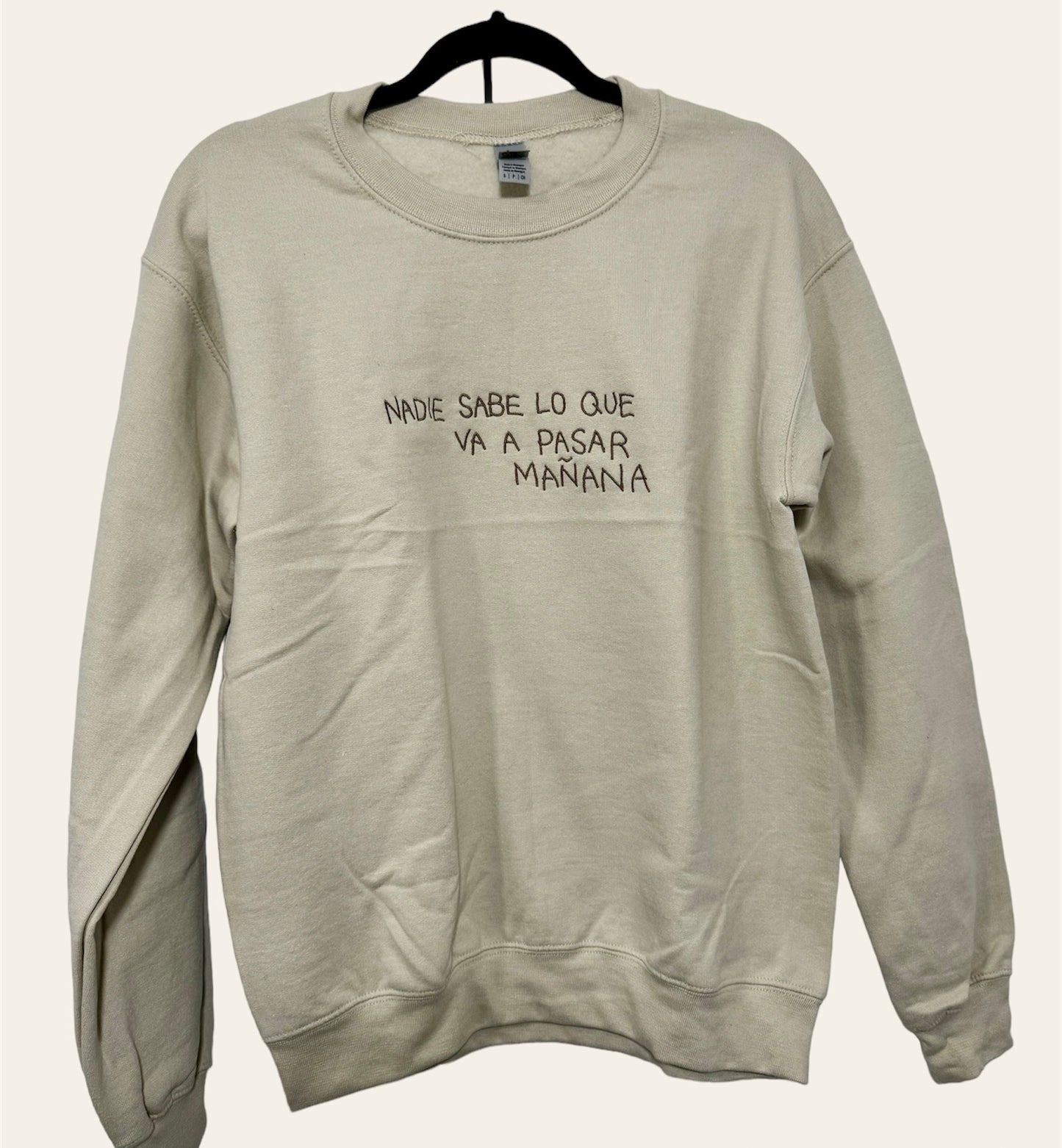 Nadie sabe embroidered sweatshirt Bf