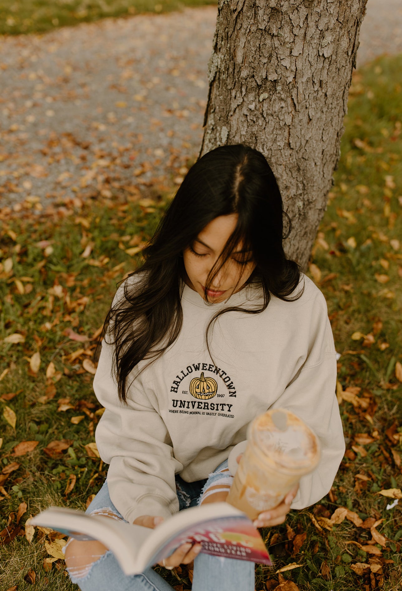 Halloweentown Embroidered Sweatshirt