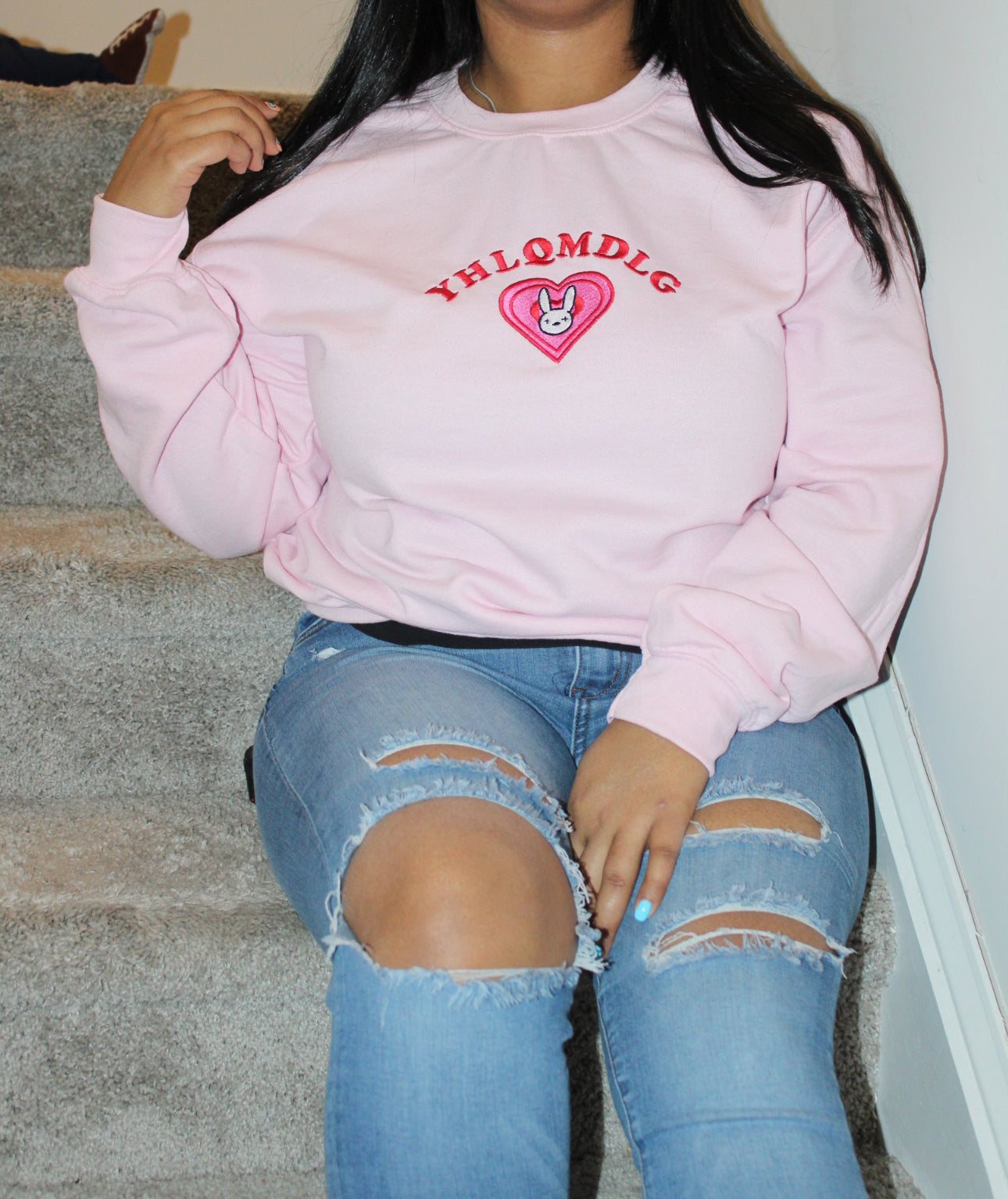 YHLQMDLG valentine sweatshirt