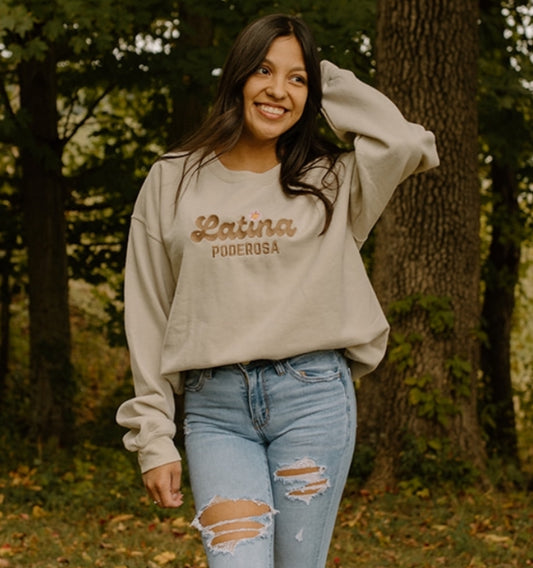 Latina Poderosa embroidered sweatshirt