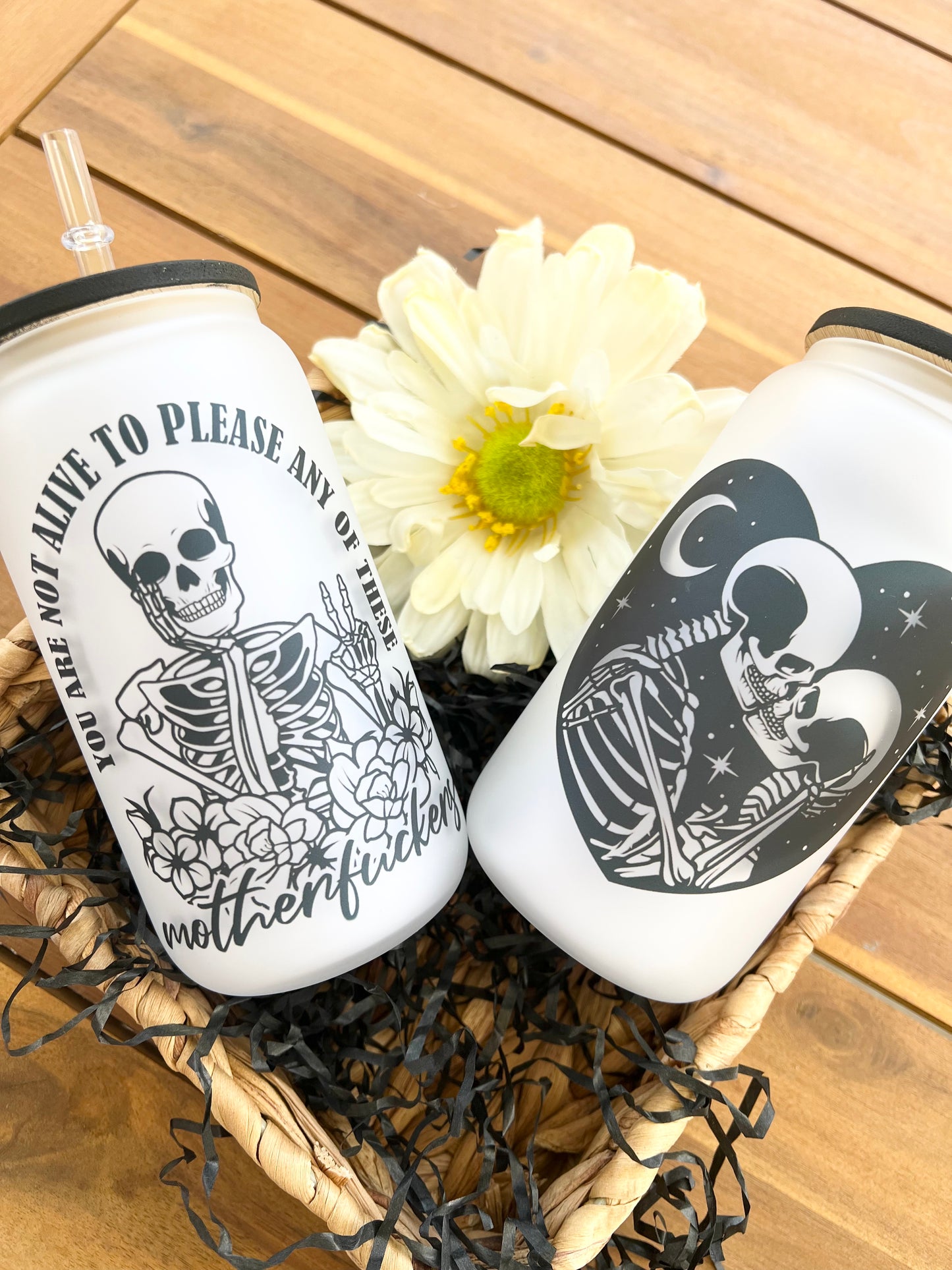 Mtf Skull Glass Can